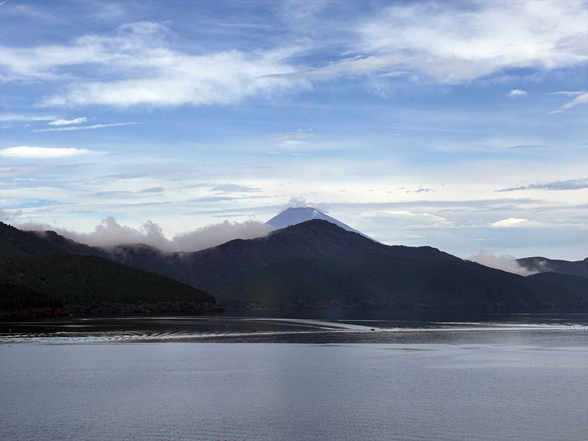 View from The Garden, Mt. Fuji and Lake Ashinoko (Summer)